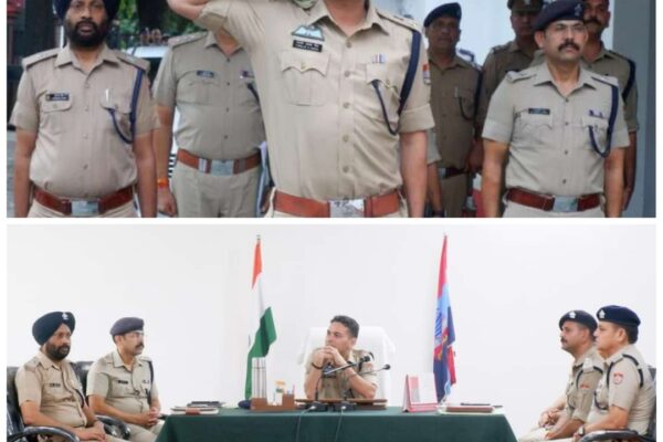 "वरिष्ठ पुलिस अधीक्षक प्रहलाद नारायण मीणा ने हल्द्वानी पुलिस हेडक्वार्टर्स में सलामी ली, नैनीताल जनपद का संभाला कार्यभार "