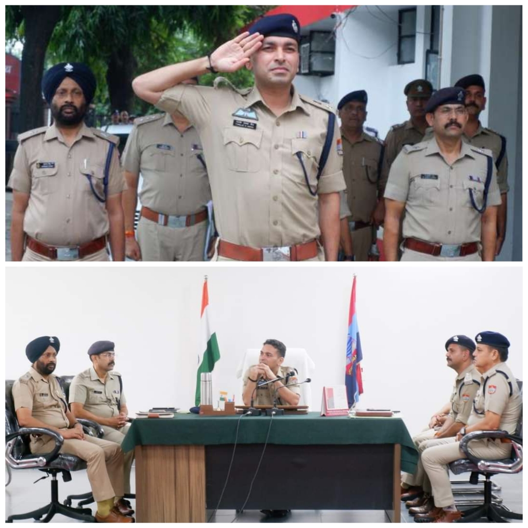 "वरिष्ठ पुलिस अधीक्षक प्रहलाद नारायण मीणा ने हल्द्वानी पुलिस हेडक्वार्टर्स में सलामी ली, नैनीताल जनपद का संभाला कार्यभार "