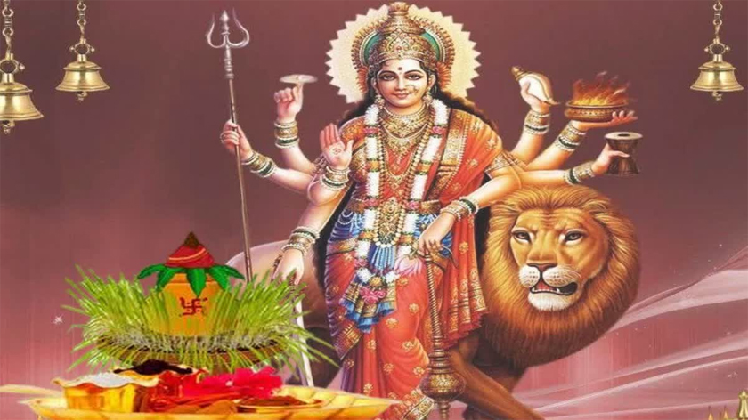 शारदीय नवरात्र आज से शुरू, कलश स्थापना के लिए ये है 46 मिनट का मुर्हूत।