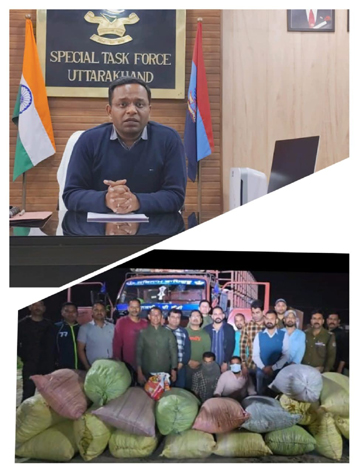 कैंटर से की जा रही थी मादक पदार्थों की तस्करी, एसटीएफ ने एक करोड़ की ड्रग पकड़ी