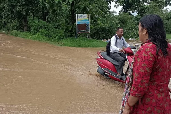 भारी बारिश से गंगोत्रीहाईवे बंद, जगह-जगह हुआ जलभराव