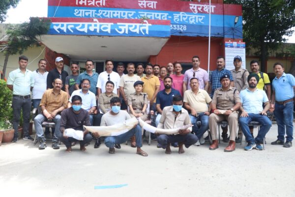 हाथी दांत तस्करों के अन्तर्राज्यीय गिरोह भंडाफोड़, तीन तस्कर गिरफ्तार