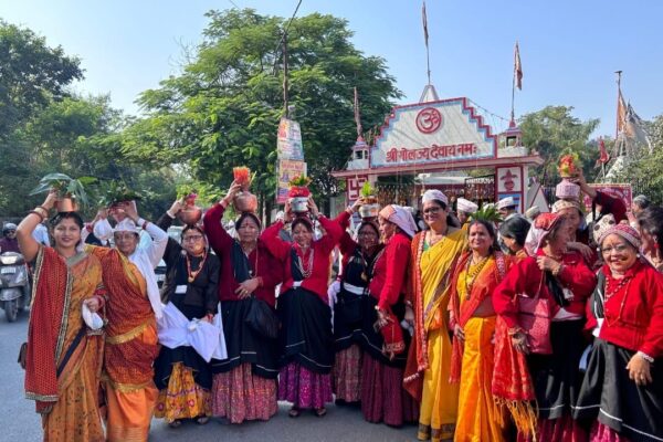 Haldwani: हल्द्वानी में श्री गोल्ज्यू संदेश यात्रा का भव्य स्वागत