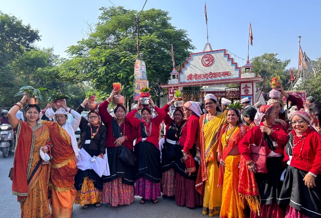 Haldwani: हल्द्वानी में श्री गोल्ज्यू संदेश यात्रा का भव्य स्वागत