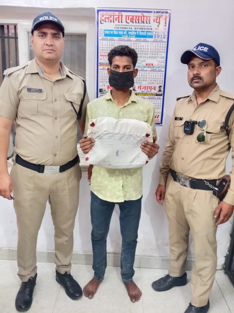 Haldwani: 12 घंटे में बनभूलपुरा पुलिस ने किया चोरी का खुलासा, शातिर चोर गिरफ्तार