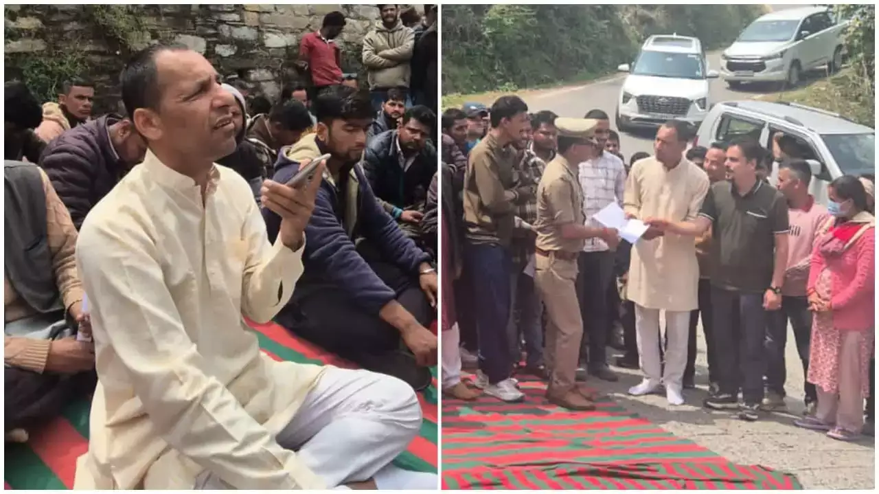 Ramgarh: सतबूंगा जलस्रोतों में गंदगी फेंकने पर बवाल, कासा ड्रीम होटल के खिलाफ ग्रामीणों का धरना प्रदर्शन