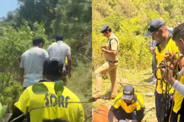 Tehri:ऑल्टो कार 1 किलोमीटर गहरी खाई में गिरी, चालक की मौके पर मौत