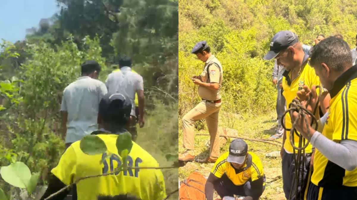 Tehri:ऑल्टो कार 1 किलोमीटर गहरी खाई में गिरी, चालक की मौके पर मौत