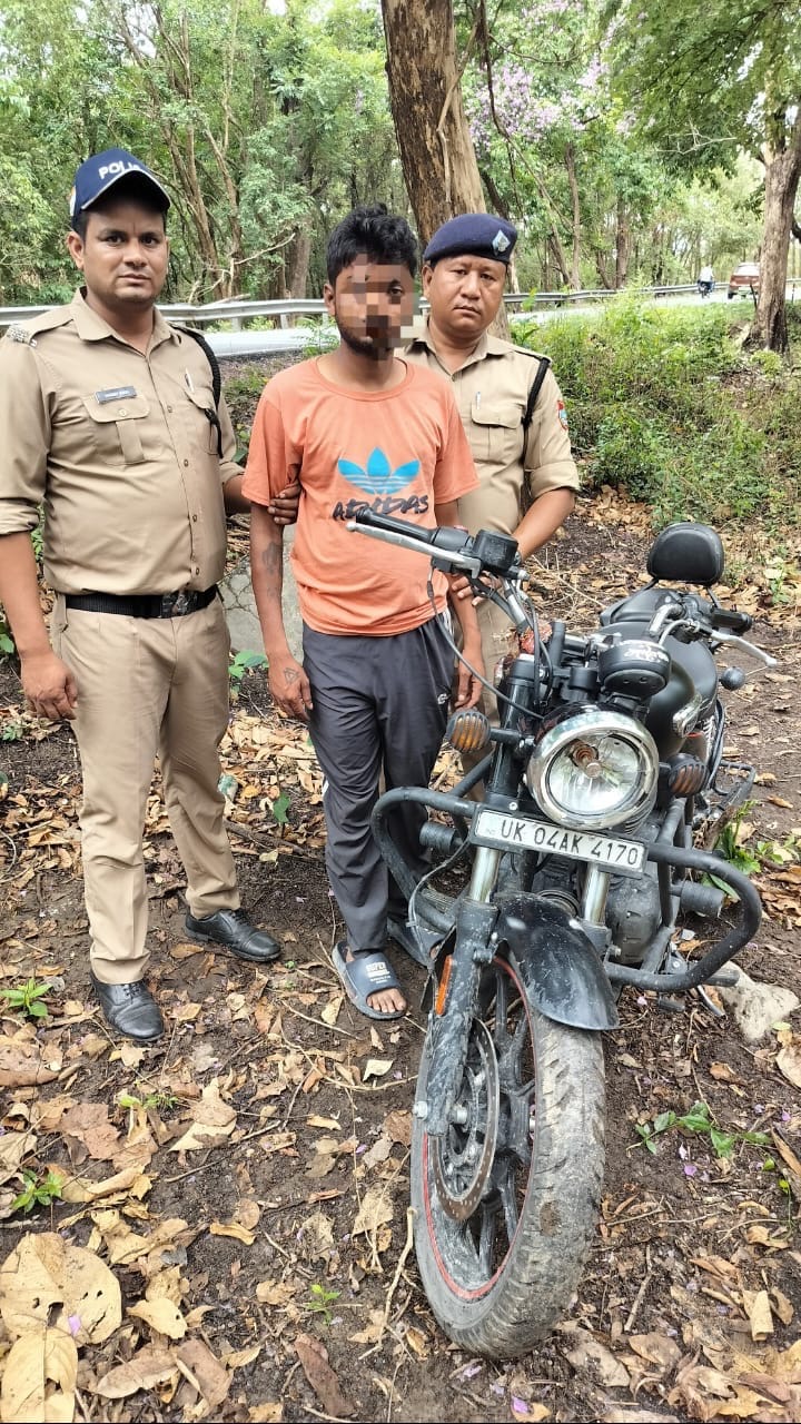 Nainital: चोरगलिया पुलिस ने 24 घंटे में किया चोरी का खुलासा, बुलेट मोटरसाइकिल सहित अभियुक्त गिरफ्तार