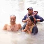 Haridwar. मुख्यमंत्री रेखा गुप्ता ने हरकी पैड़ी पर गंगा स्नान कर पूरे किए सरकार के 100 दिन