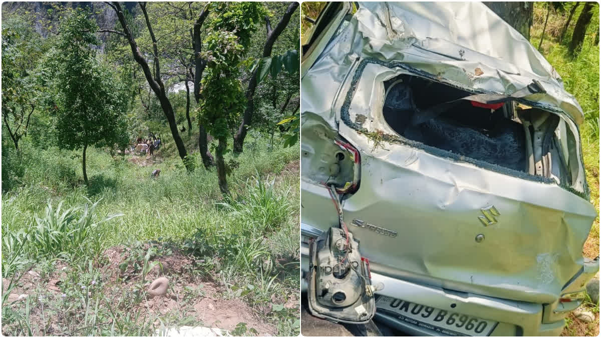 Uttarkashi: उत्तरकाशी में बड़ा सड़क हादसा: कार 100 मीटर गहरी खाई में गिरी, 1 महिला की मौत, 6 लोग गंभीर घायल