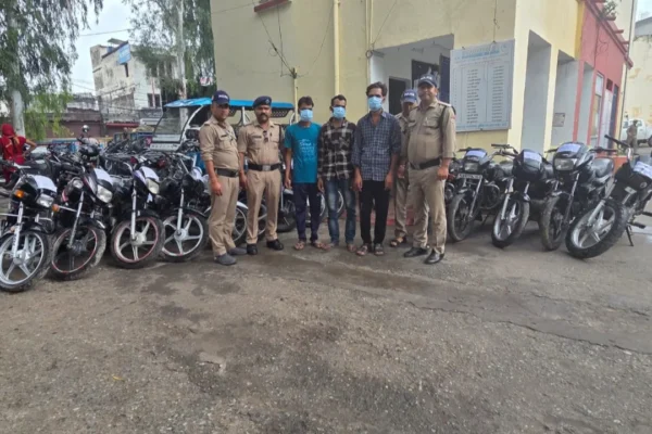 Roorkee: रुड़की में सक्रिय अंतरराज्यीय बाइक चोर गिरोह का भंडाफोड़, 11 चोरी की मोटरसाइकिलों समेत तीन आरोपी गिरफ्तार