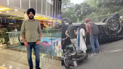 Delhi: दिल्ली छावनी मेट्रो स्टेशन पर बीएमडब्ल्यू कार की टक्कर से वित्त मंत्रालय उप सचिव नवजोत सिंह की मौत, पत्नी गंभीर घायल