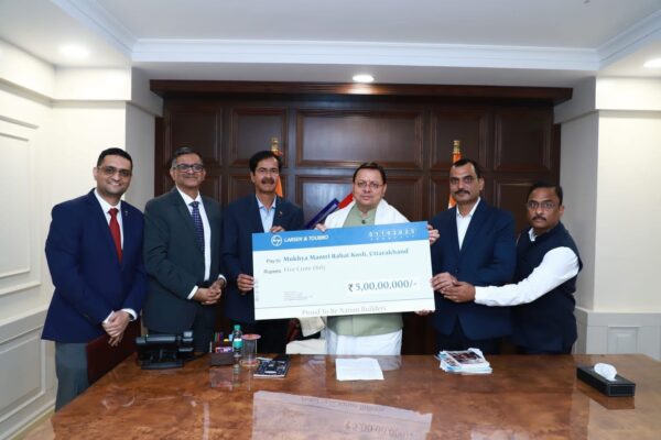 New Delhi: आपदा प्रभावितों के लिए एल एंड टी का बड़ा कदम, मुख्यमंत्री राहत कोष में दिए पांच करोड़