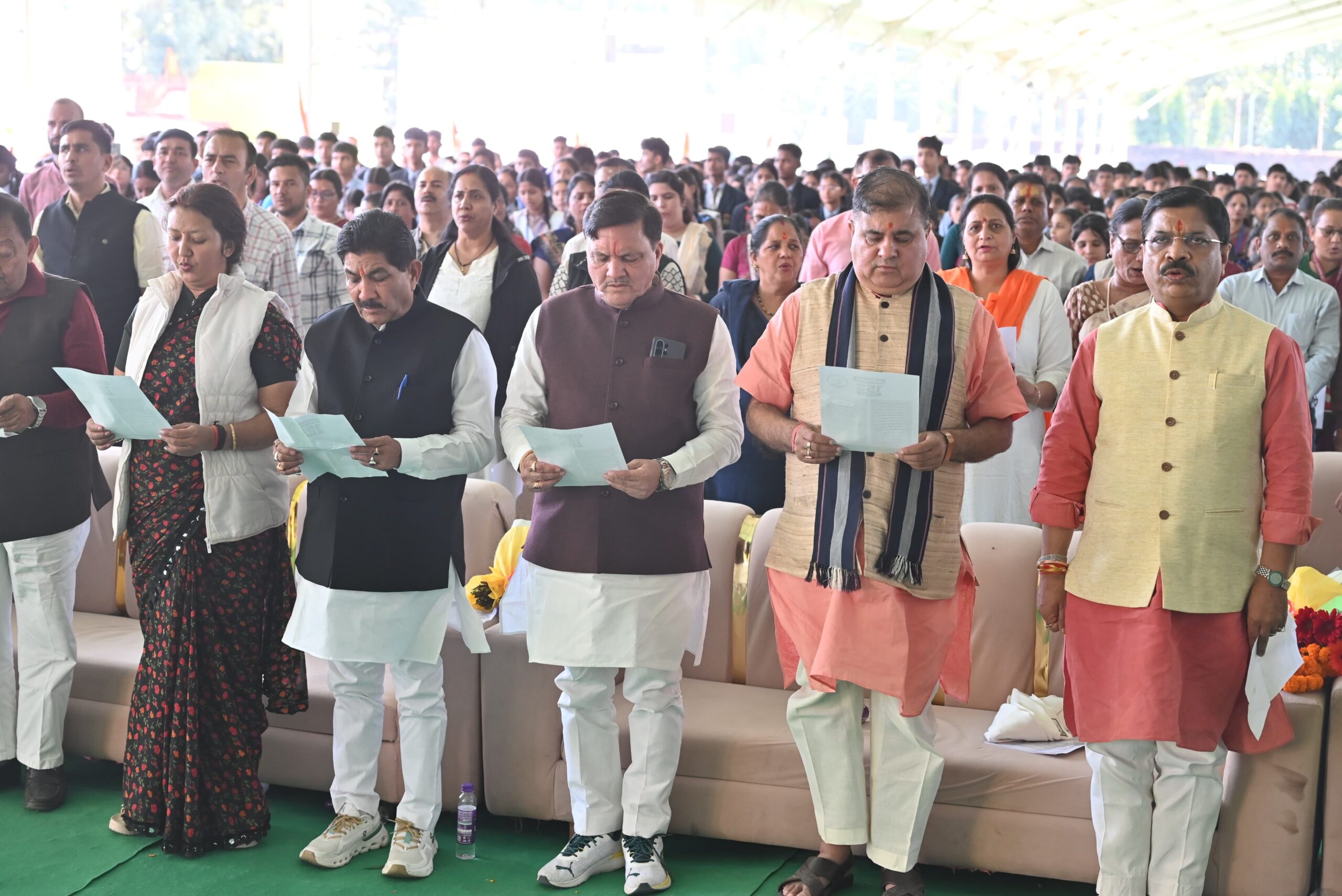 Haldwani: वंदे मातरम के 150 वर्ष पर हल्द्वानी में देशभक्ति उमड़ी, एमबी इंटर कॉलेज में भव्य समारोह