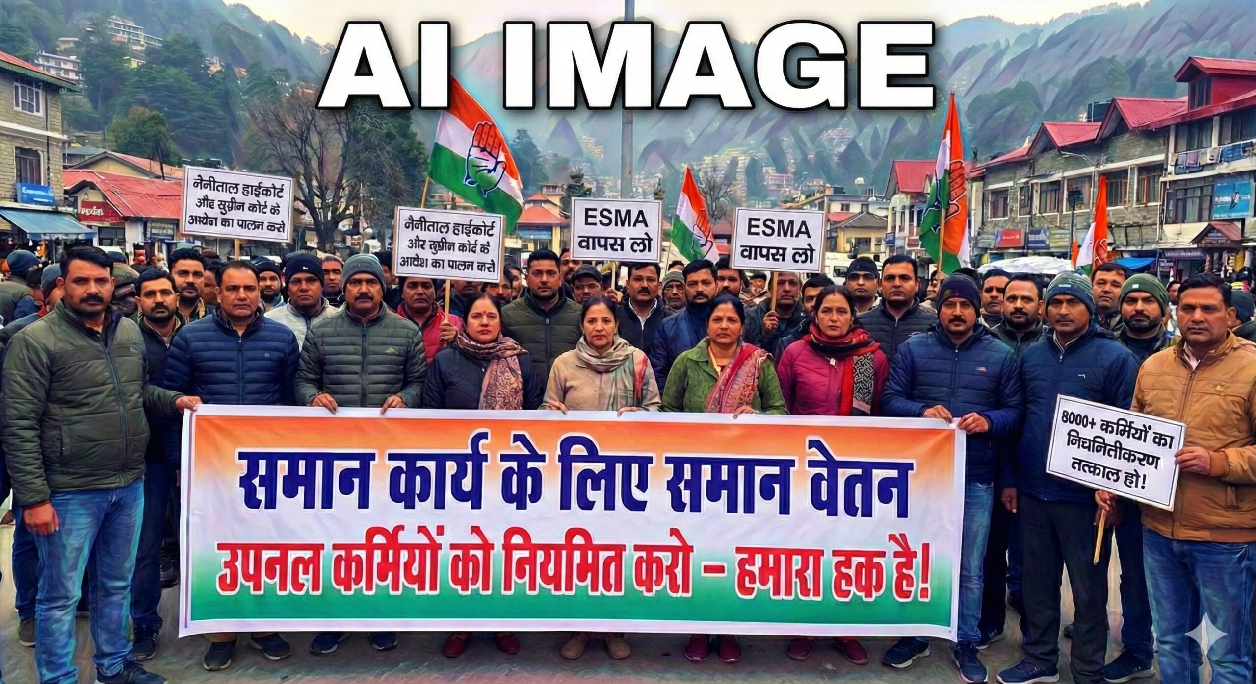 Uttarakhand: उपनल कर्मियों के नियमितीकरण और समान वेतन को लेकर संघर्ष तेज, सरकार पर वादाखिलाफी के आरोप