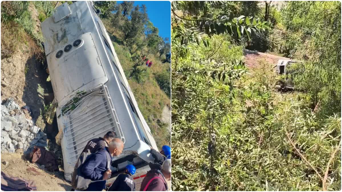 Uttarakhand: गुजरात के 28 श्रद्धालुओं से भरी कुंजापुरी जा रही बस खाई में गिरी, पाँच श्रद्धालुओं की मौत