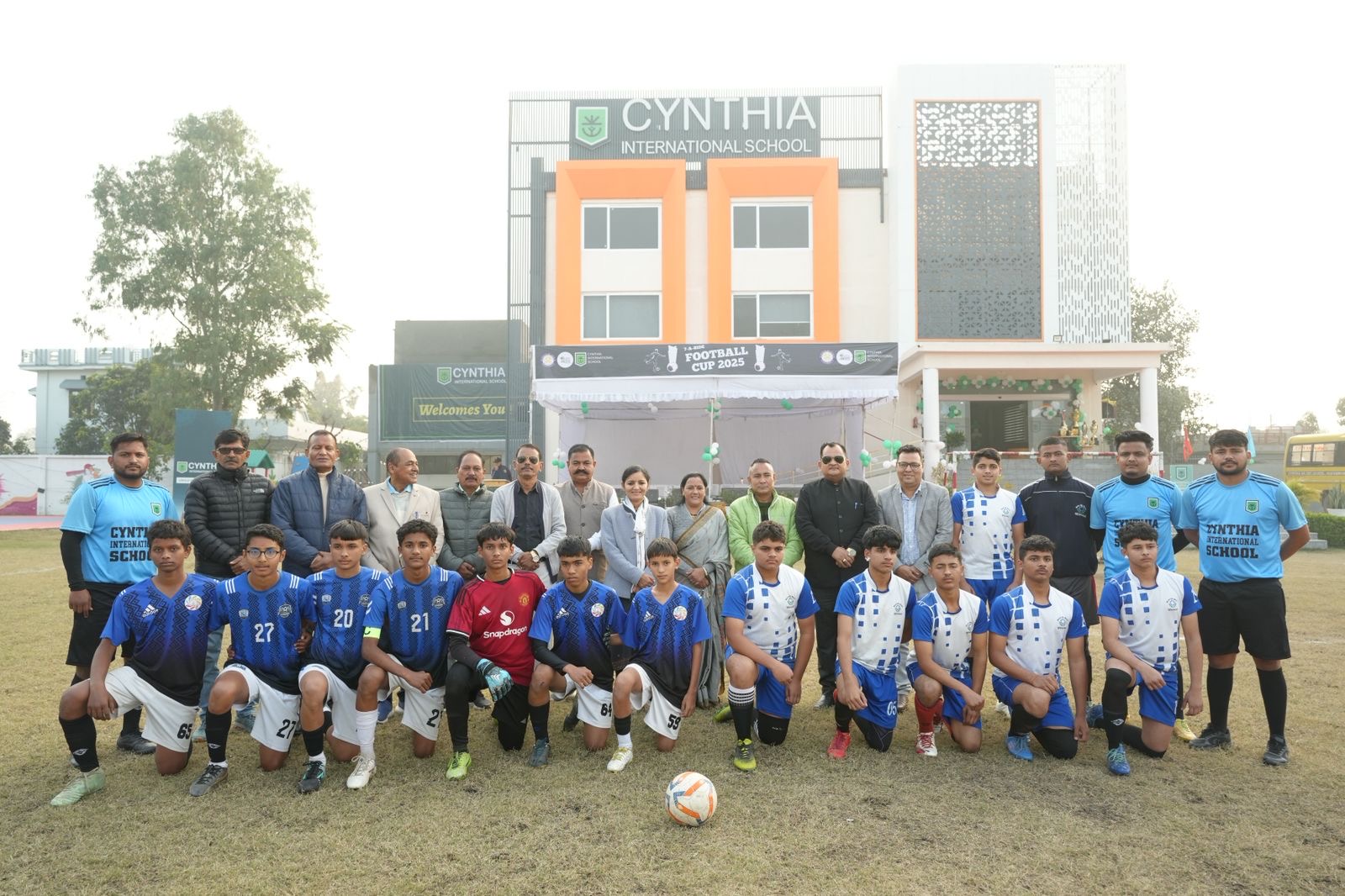 Haldwani: सिंथिया स्कूल में फुटबॉल टूर्नामेंट, बालक वर्ग में बीरशिबा–व्हाइटहॉल और बालिका वर्ग में सिंथिया फाइनल में