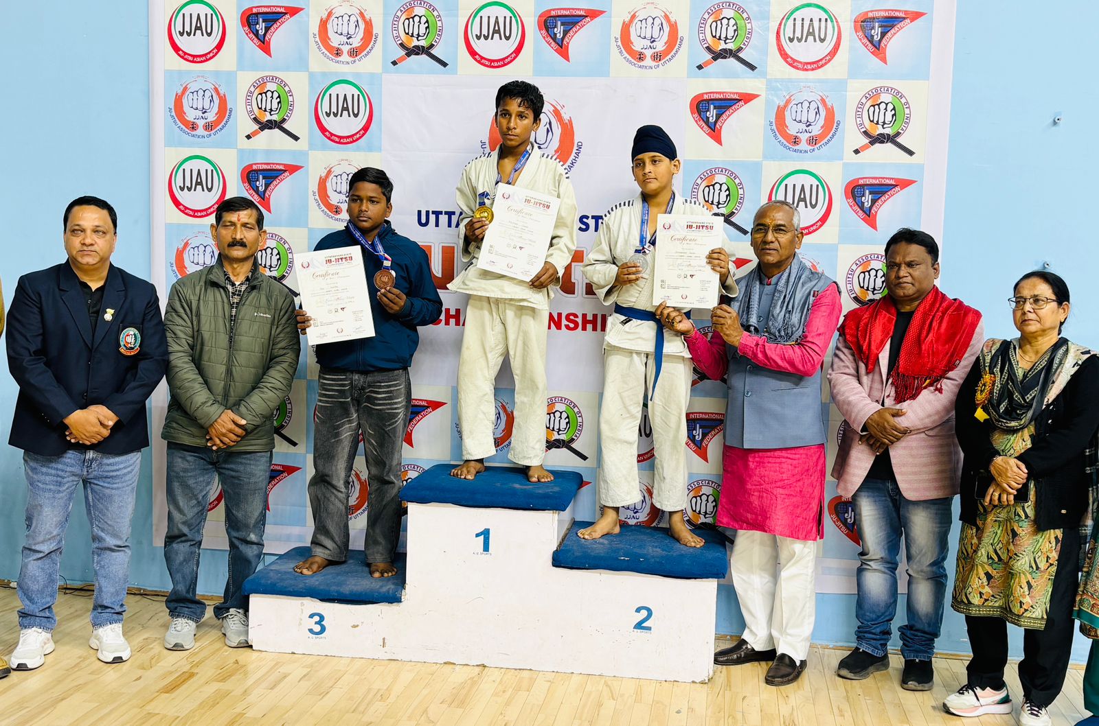 Haldwani: नैनीताल ने 76 पदकों के साथ उत्तराखंड जूजित्सु चैंपियनशिप में मारी बाजी, ऊधम सिंह नगर द्वितीय व हरिद्वार तृतीय
