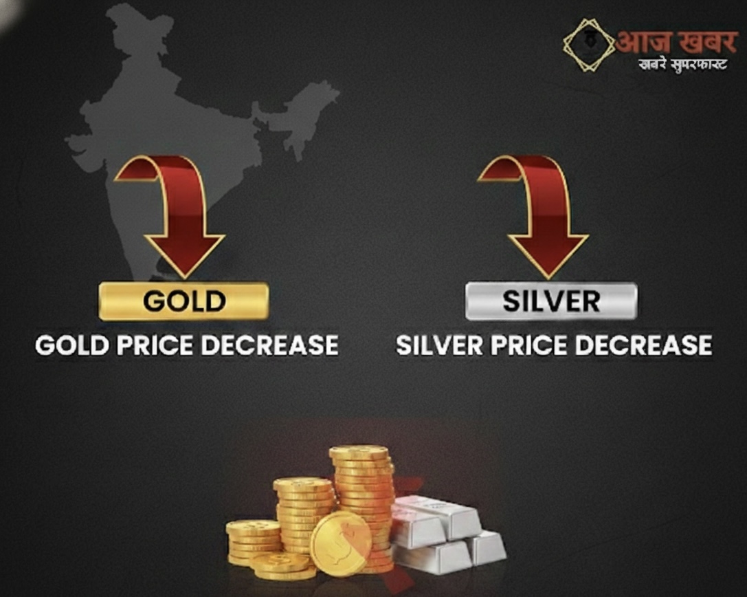 New Delhi: रिकॉर्ड हाई के अगले ही दिन चांदी ₹1.28 लाख और सोना ₹42,247 प्रति 10 ग्राम टूटा, गिरावट ने निवेशकों को चौंकाया