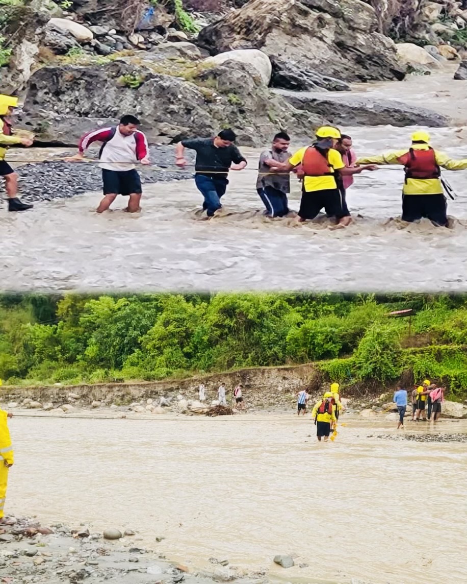 Dehradun: गुच्चूपानी में अचानक बढ़े जलस्तर में फंसे 7 पर्यटक, SDRF ने जोखिम भरे ऑपरेशन में सभी को सुरक्षित निकाला