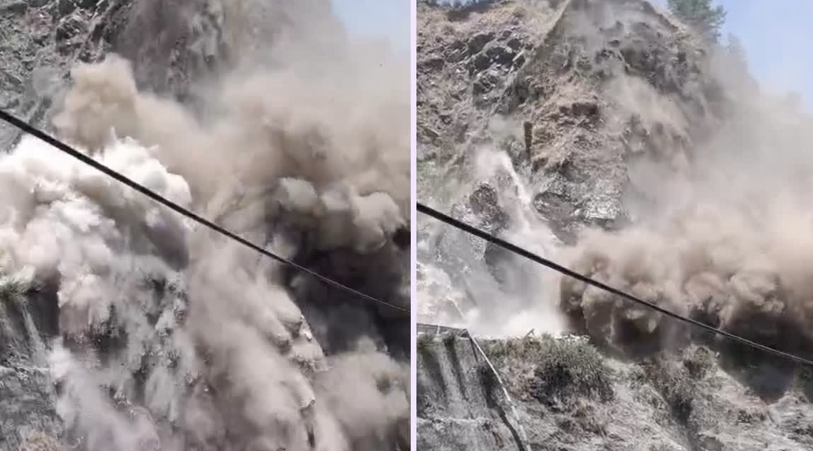 Chamoli: चमोली में भयावह लैंडस्लाइड, नीति-मलारी हाईवे पर दरकी पहाड़ी, दो दर्जन गांवों का टूटा संपर्क