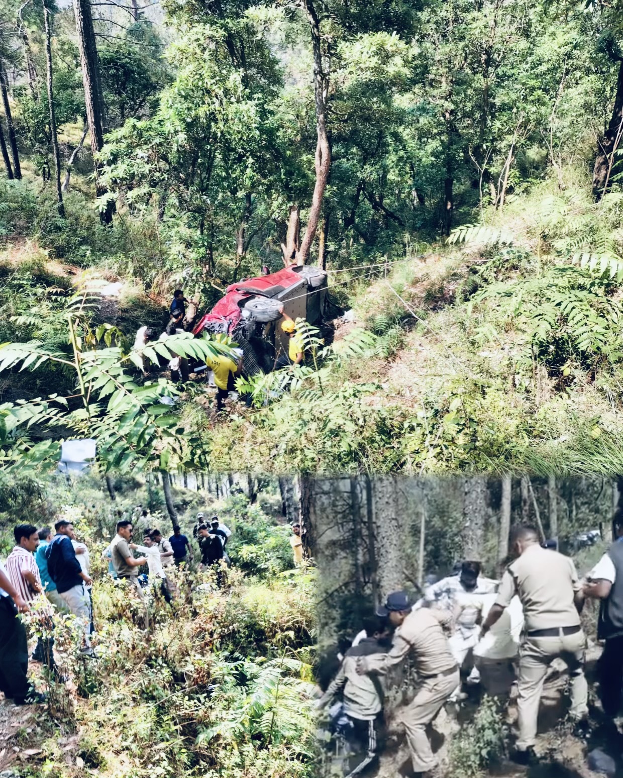Bhowali: भवाली में दर्दनाक हादसे में श्रद्धालुओं से भरी कार गहरी खाई में गिरी, बच्चे समेत 5 की मौत Bhowali: भवाली में दर्दनाक हादसे में श्रद्धालुओं से भरी कार गहरी खाई में गिरी, बच्चे समेत 5 की मौत