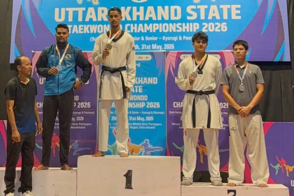 Uttarakhand: उत्तराखंड स्टेट ताइक्वांडो चैंपियनशिप में लक्ष्य जोशी का स्वर्णिम प्रदर्शन, गोल्ड जीतकर राष्ट्रीय प्रतियोगिता के लिए किया क्वालीफाई