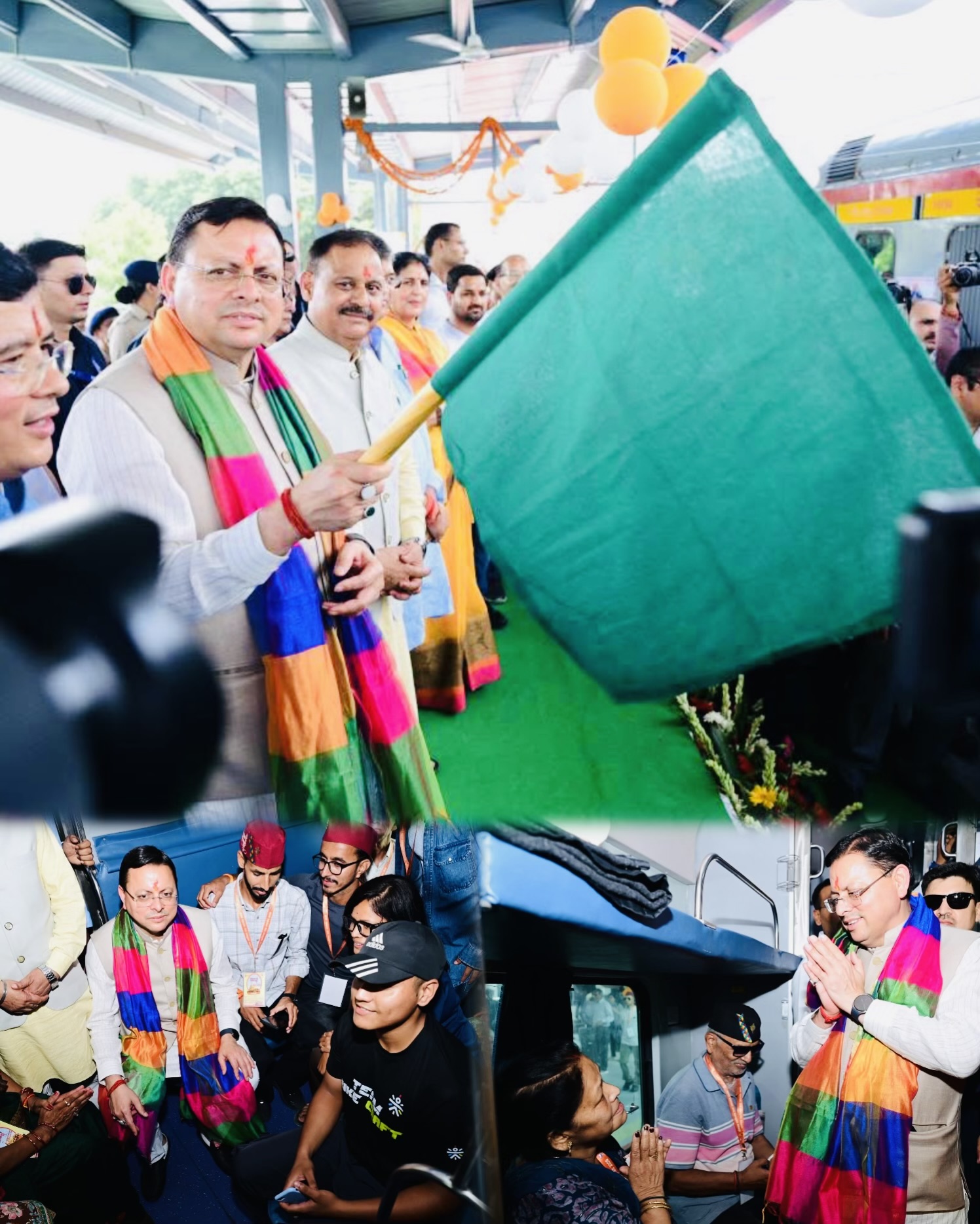 Dehradun: सोमनाथ स्वाभिमान पर्व विशेष रेल यात्रा को मुख्यमंत्री धामी ने दिखाई हरी झंडी, 700 श्रद्धालु वेरावल के लिए रवाना