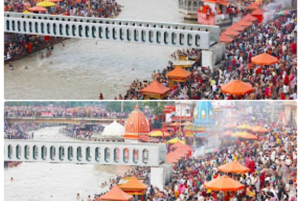 Haridwar: हरिद्वार में गुरु पूर्णिमा पर आस्था का महासैलाब, लाखों श्रद्धालुओं ने गंगा स्नान कर लिया गुरु और भोलेनाथ का आशीर्वाद
