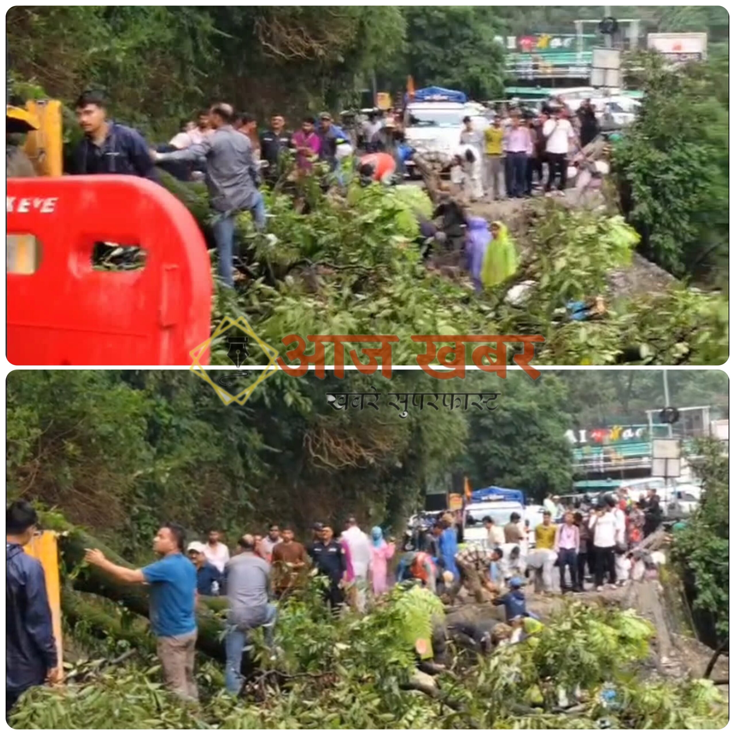 Mussoorie: पानी वाले बैंड पर भूस्खलन से देहरादून-मसूरी मार्ग बंद, सड़क पर मलबा आने से लगा लंबा जाम