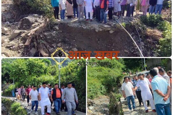 Bhimtal: कैबिनेट मंत्री कैड़ा ने भीमताल के आपदा प्रभावित क्षेत्रों का किया निरीक्षण, अधिकारियों को दिए राहत कार्य तेज करने के निर्देश