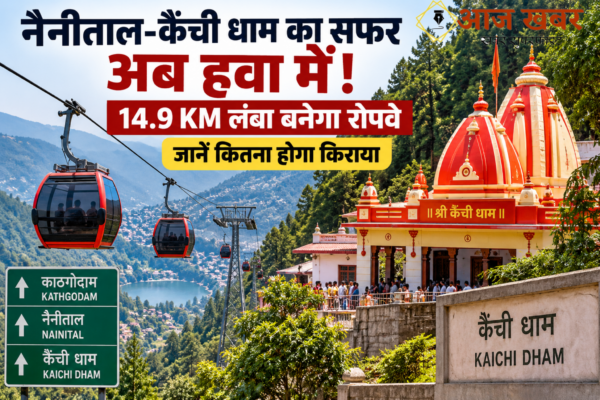 Nainital: काठगोदाम से नैनीताल और कैंचीधाम तक हवा में सफर की तैयारी, 14.9 किमी रोपवे में 5 स्टेशन और 58 टावर प्रस्तावित
