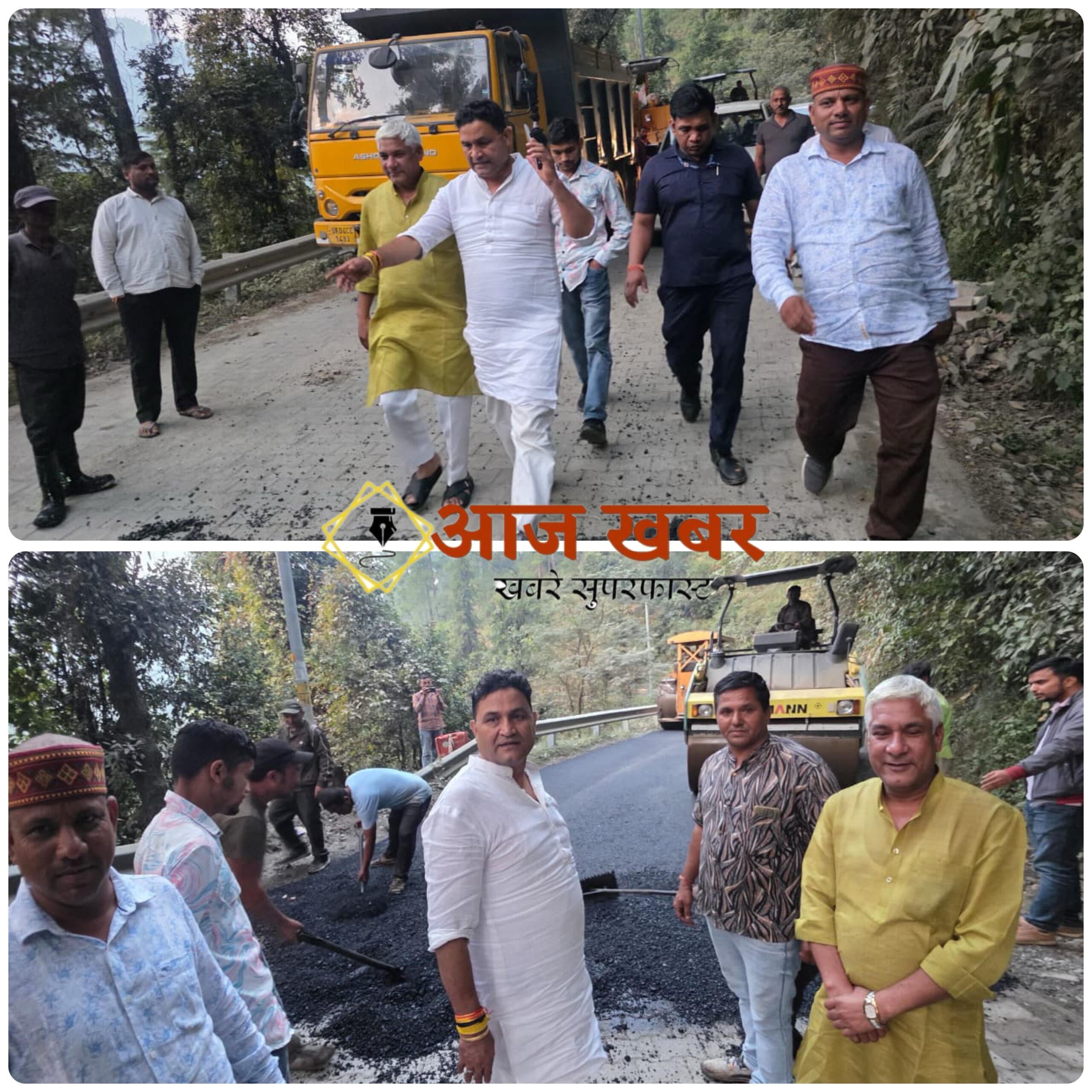 Bhimtal: मंत्री कैड़ा ने चाफी पदमपुरी धारी मोटर मार्ग का किया निरीक्षण, गुणवत्ता के साथ जल्द डामरीकरण पूरा करने के दिए निर्देश