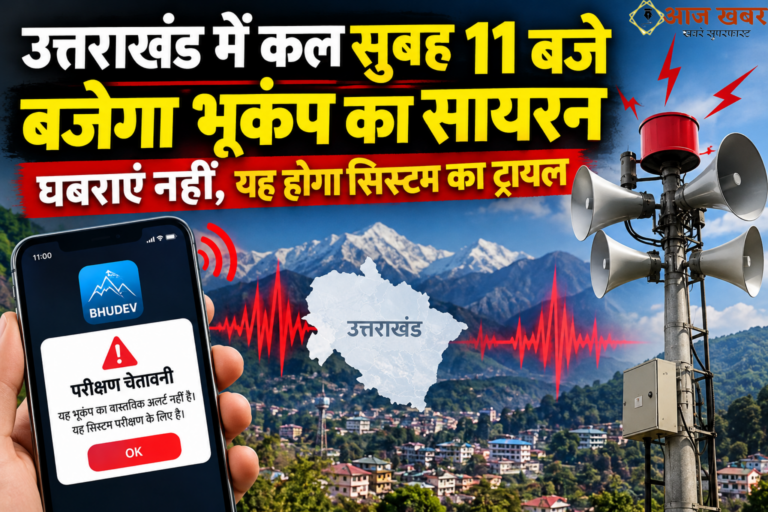 Dehradun: उत्तराखंड में कल 11 बजे बजेगा भूकम्प पूर्व चेतावनी का सायरन, घबराने की जरूरत नहीं