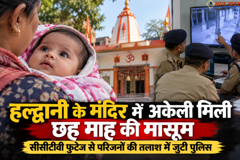 Haldwani: आंबेडकर नगर के मंदिर में लावारिस मिली 6 माह की मासूम, परिजनों की तलाश में जुटी पुलिस