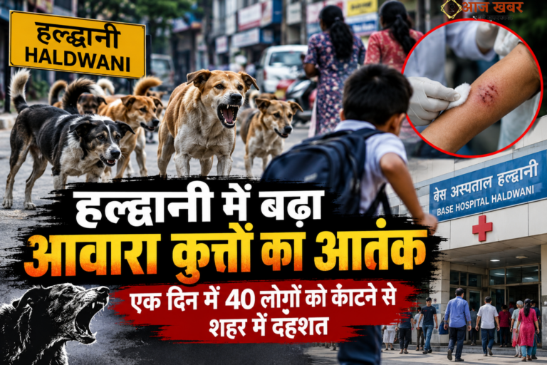 Haldwani: हल्द्वानी में बढ़ा आवारा कुत्तों का आतंक, एक दिन में 40 लोगों को काटा